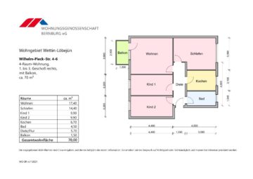 4-Raum-Wohnung in Löbejün zu vermieten, 06193 Wettin-Löbejün, Etagenwohnung